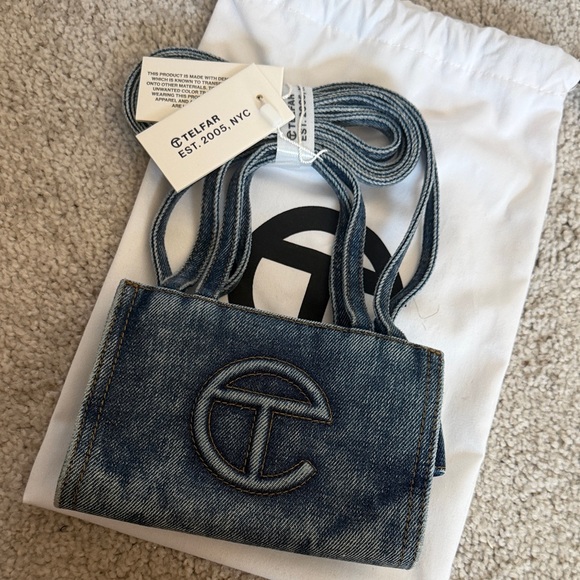 Telfar Denim Bag Small - Picture 4 of 5